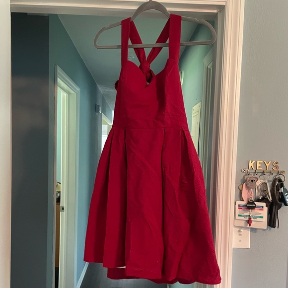 Red Lauren James Dress EUC - Picture 5 of 6